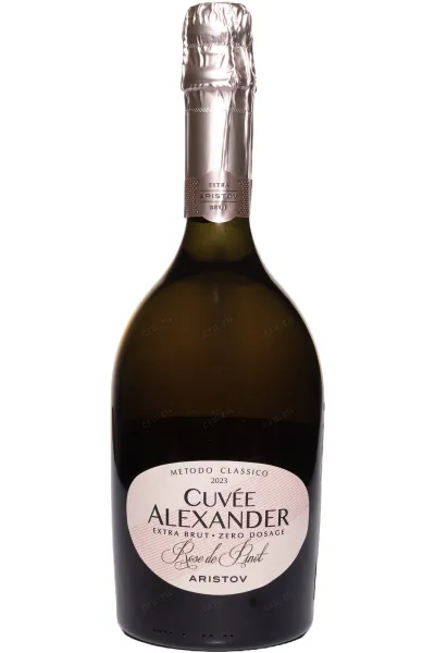 Игристое вино Аристов Кюве Александр Розе де Пино 2023 0.75 л