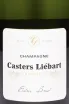 Этикетка Casters Liebart Blanc Extra Brut 2019 0.75 л