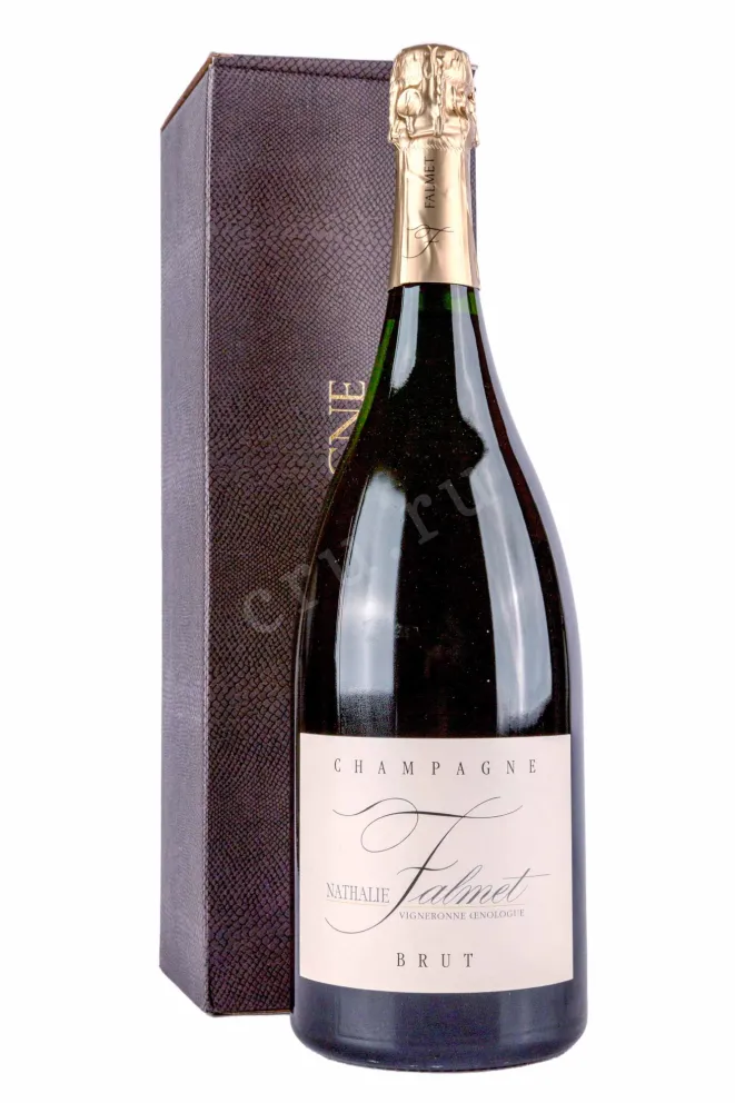 Шампанское Nathalie Falmet Cuvee Brut gift box 2019 1.5 л