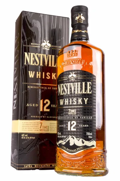 Виски Nestville 12 years old gift box  0.7 л