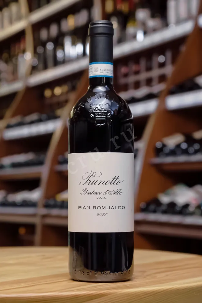 В магазине Крю Профи Prunotto Barbera d'Alba DOC Pian Romualdo 2020 0.75 л