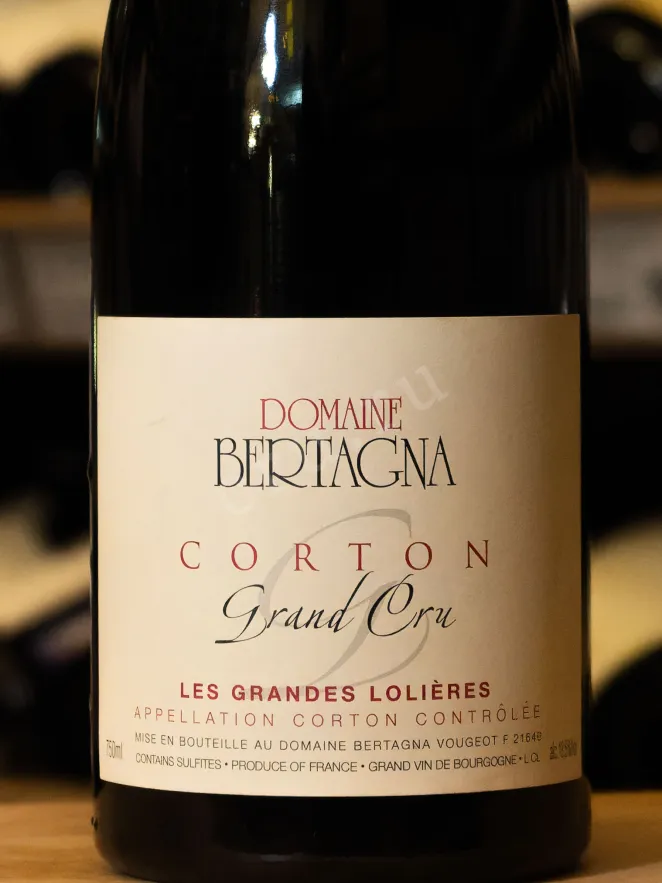 В магазине Крю Профи Corton Grand Cru Les Grandes Lolieres Domaine Bertagna 2016 0.75 л