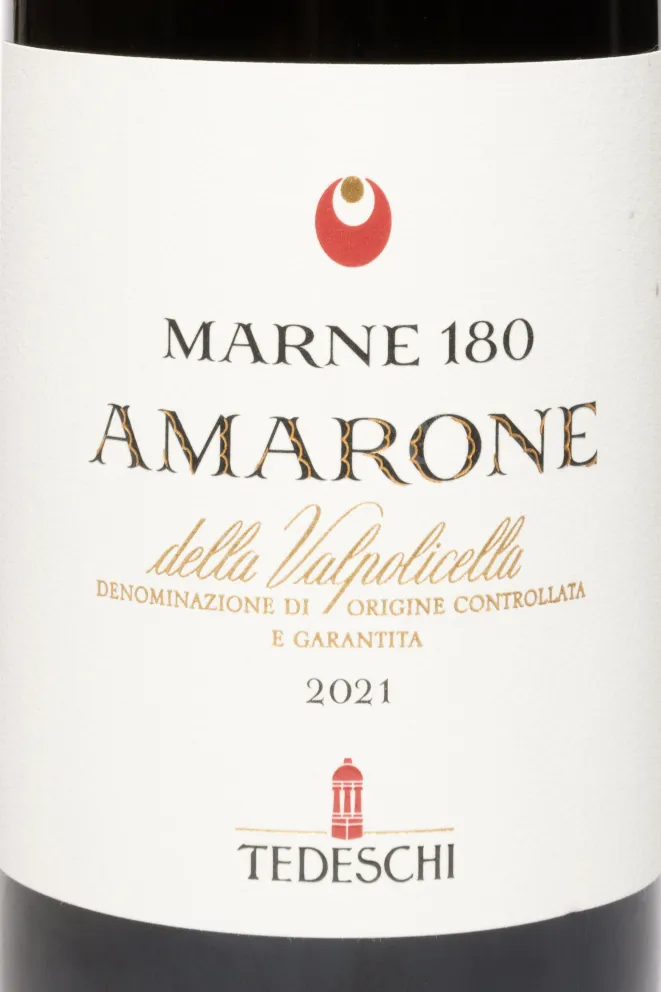 Этикетка Tedeschi Marne 180 Amarone Della Valpolicella DOCG 2021 0.75 л