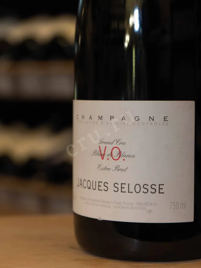 В магазине Крю Профи Jacques Selosse V.O. Grand Cru Blanc de Blancs 2017 0.75 л