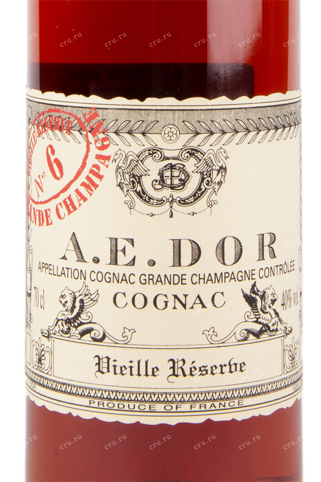 Коньяк A E Dor №6  Grande Champagne 0.7 л