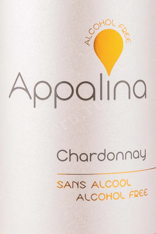 Вино Appalina Chardonnay alcohol free 2022 0.75 л