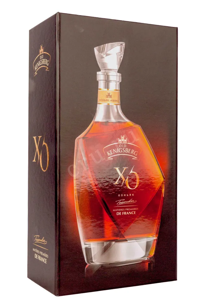 Подарочная коробка  Old Kenigsberg XO 5 years old in gift box 2014 0.5 л