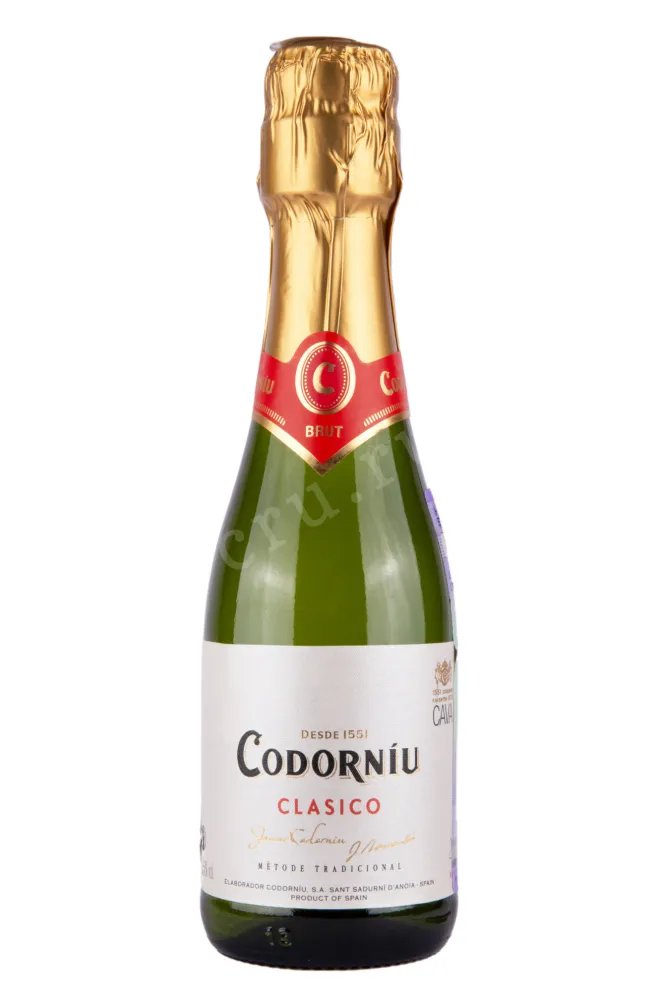 Игристое вино Codorniu Clasico Brut 2021 0.2 л