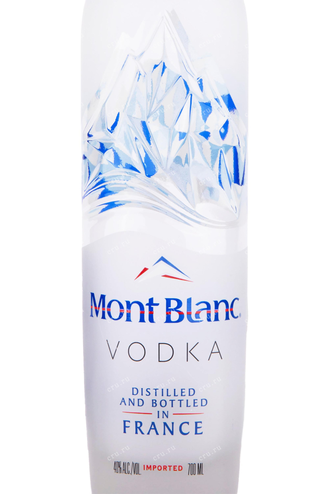 Этикетка Mont Blanc in gift box + 2 shots 0.7 л