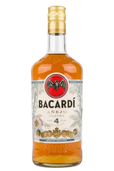 Ром Bacardi Anejo Cuatro 4 years  0.7 л