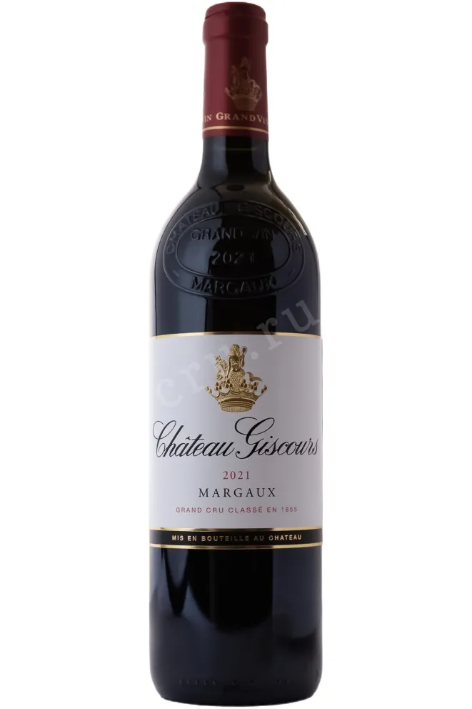 Вино Chateau Giscours Margaux AOC Grand Cru Classe 2021 0.75 л