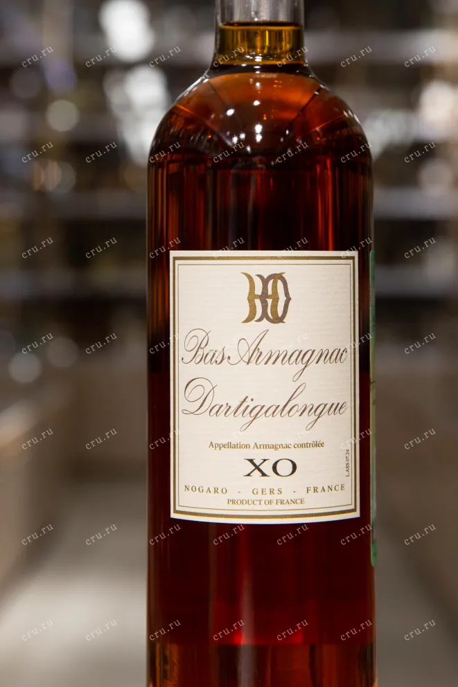 Этикетка Dartigalongue XO 0.5 л
