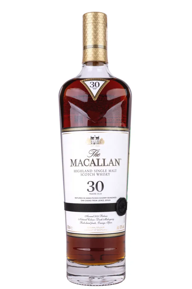 Бутылка The Macallan 30 Year Old Sherry Oak wooden box 0.7 л