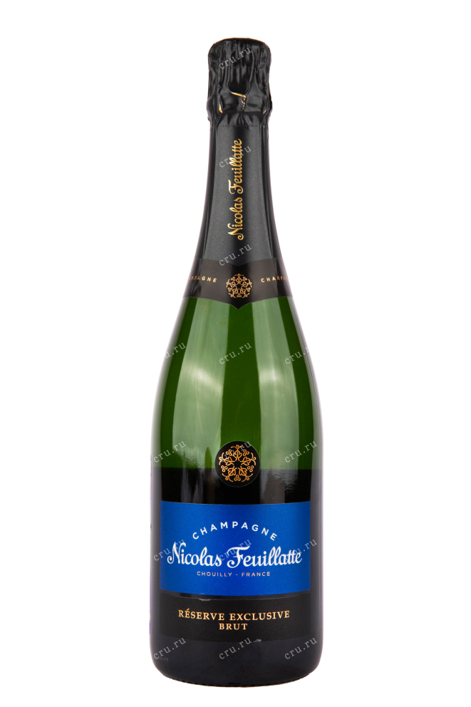 Шампанское Nicolas Feuillatte Reserve Exclusive Brut gift set with 2 glasses 2016 0.75 л
