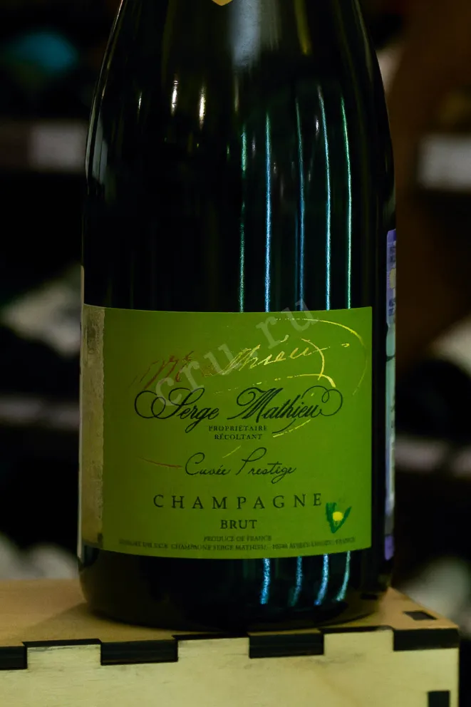 В магазине Крю Профи Serge Mathieu Cuvee Prestige Brut 2019 0.75 л