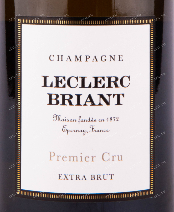 Этикетка игристого вина Leclerc Briant Premier Cru 0.75 л