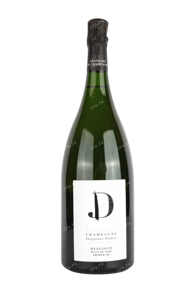 Бутылка Jacquinet Dumez Dialogie Blanc de Noirs Premier Cru gift-box 2018 1.5 л