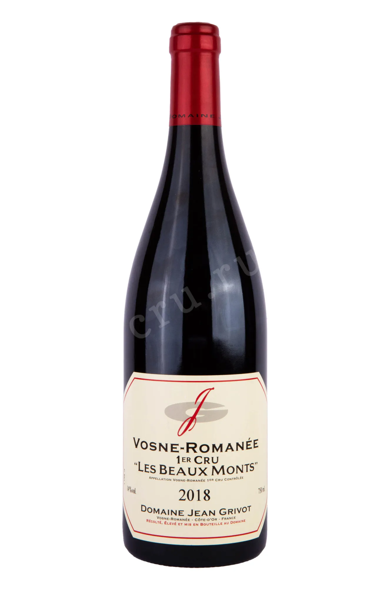 Фото — Вино Domaine Jean Grivot Vosne-Romanee 1er Cru Les Beaux Monts 2018 0.75 л
