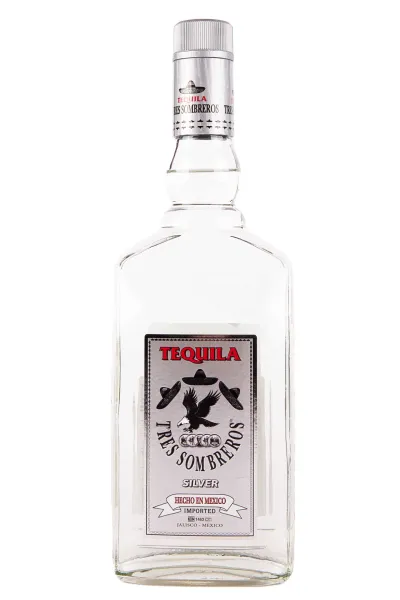 Текила Tres Sombreros Silver  0.7 л