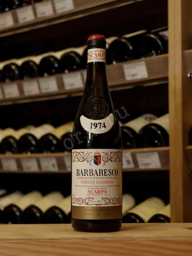 В магазине Крю Профи Scarpa Podere Barberis Barbaresco DOCG 1974 0.75 л