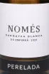 Этикетка Castillo Perelada Nomes Garnatxa Blanca Emporda DO 2023 0.75 л
