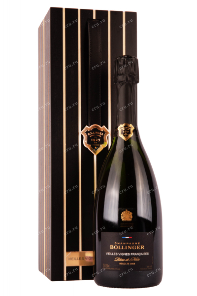 Шампанское Bollinger Vieilles Vignes Francaises Brut gift box 2008 0.75 л