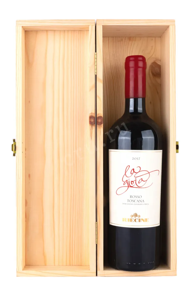 В деревянной коробке La Gioia Riecine wooden box 2017 0.75 л