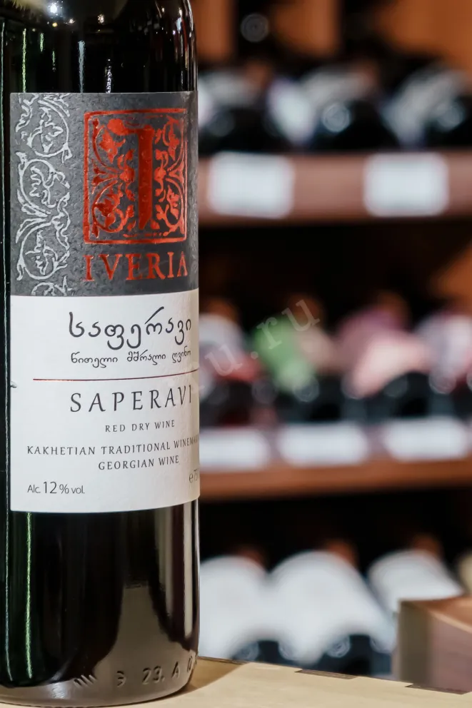 В магазине Крю Профи Iveria Saperavi 2021 0.75 л