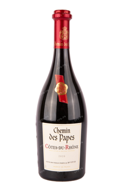 Вино Chemin des Papes Cotes du Rhone 2020 0.75 л