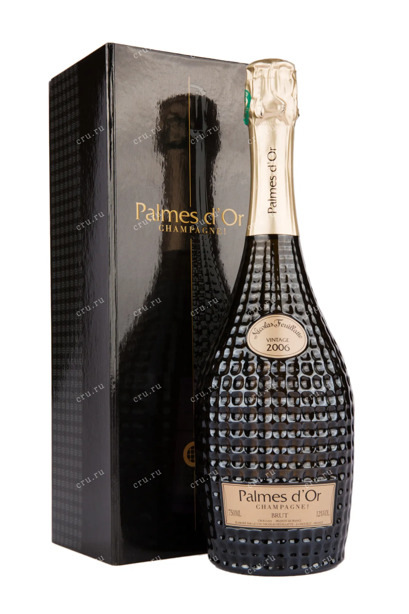 Фото — Шампанское Nicolas Feuillatte Palmes D'Or Brut gift box 2006 0.75 л