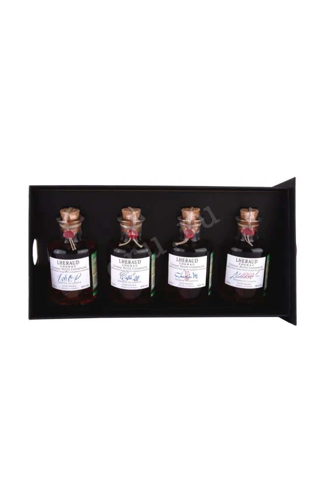 Коньяк Lheraud Petite Champagne wooden box  0.2 л
