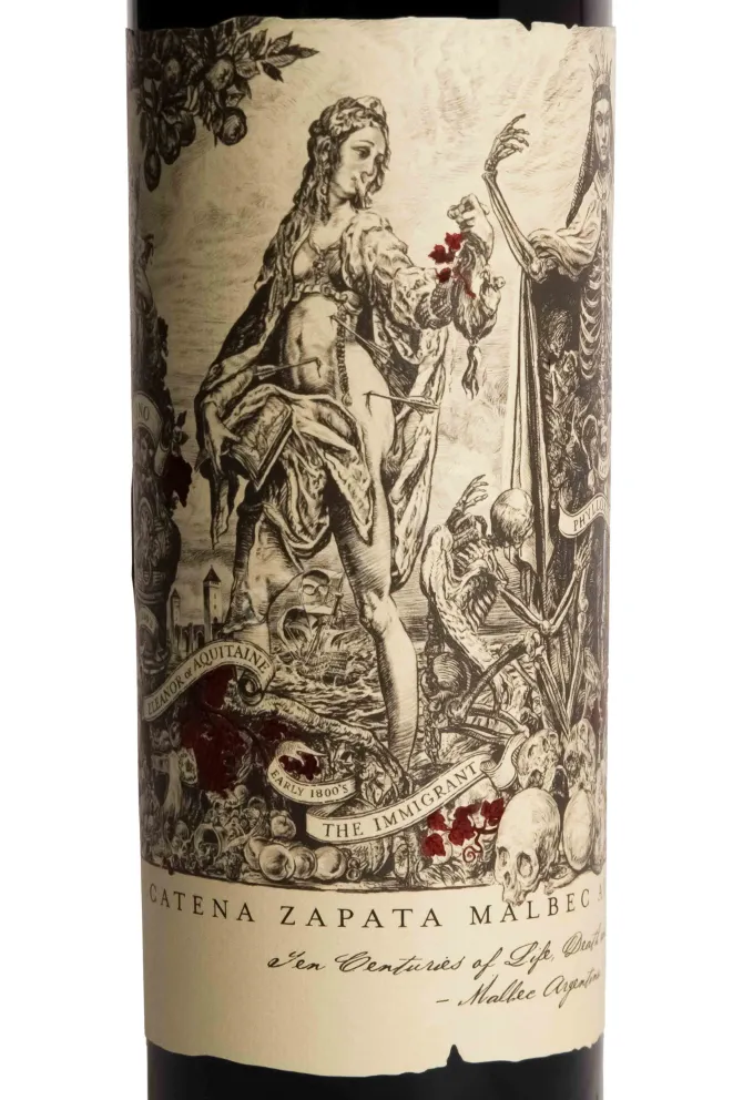 Этикетка Catena Zapata Malbec Argentino 2023 0.75 л