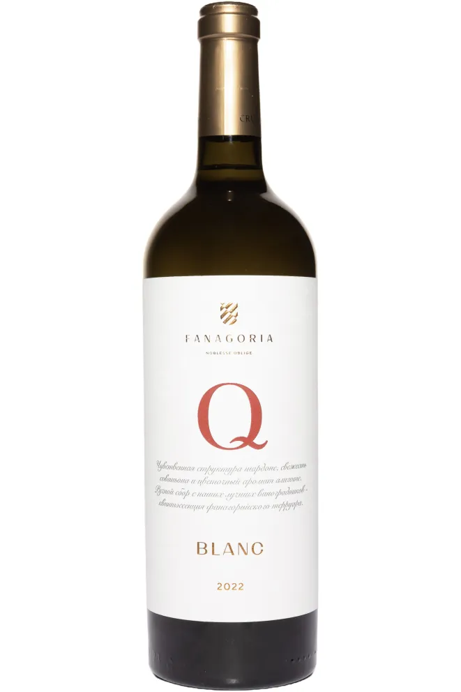 Вино Фанагория Формула КЮ Блан 2022 0.75 л