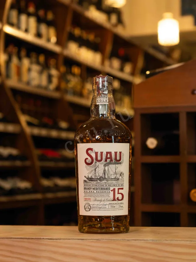 В магазине Крю Профи Suau 15 Brandy Mediterraneo Solera Reserva 0.7 л