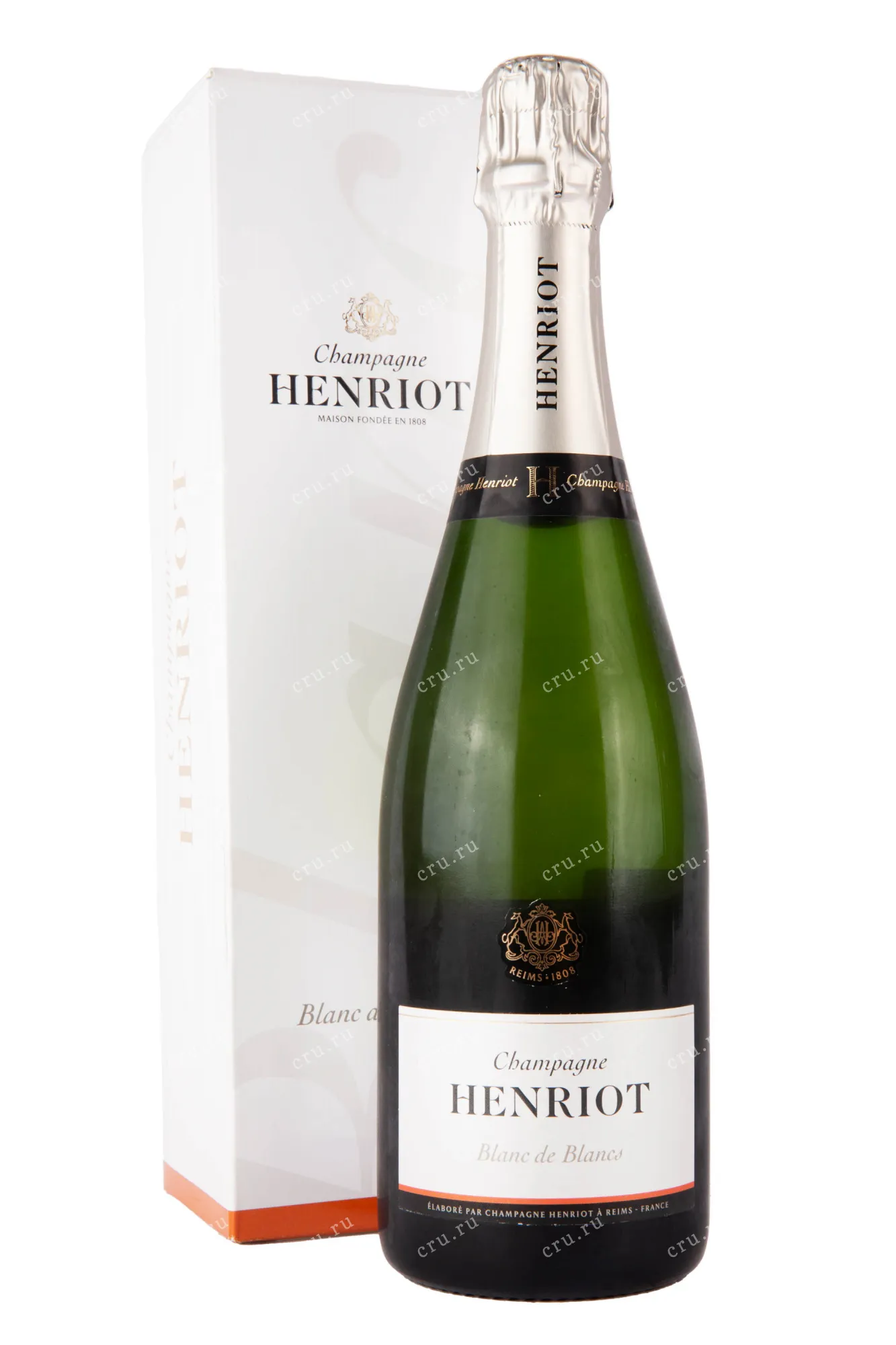 Фото — Шампанское Henriot Blanc de Blancs with gift box  0.75 л