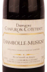 Этикетка Domaine Confuron-Cotetidot Chambolle-Musigny 1996 0.75 л