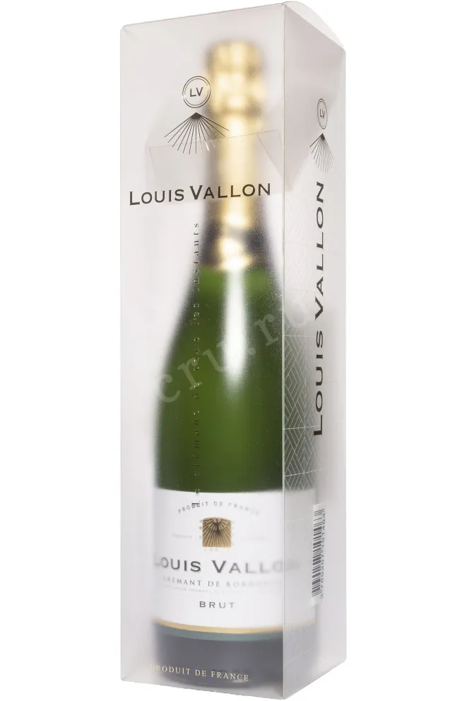 В подарочной коробке Louis Vallon Cremant de Bordeaux in gift box 2023 0.75 л