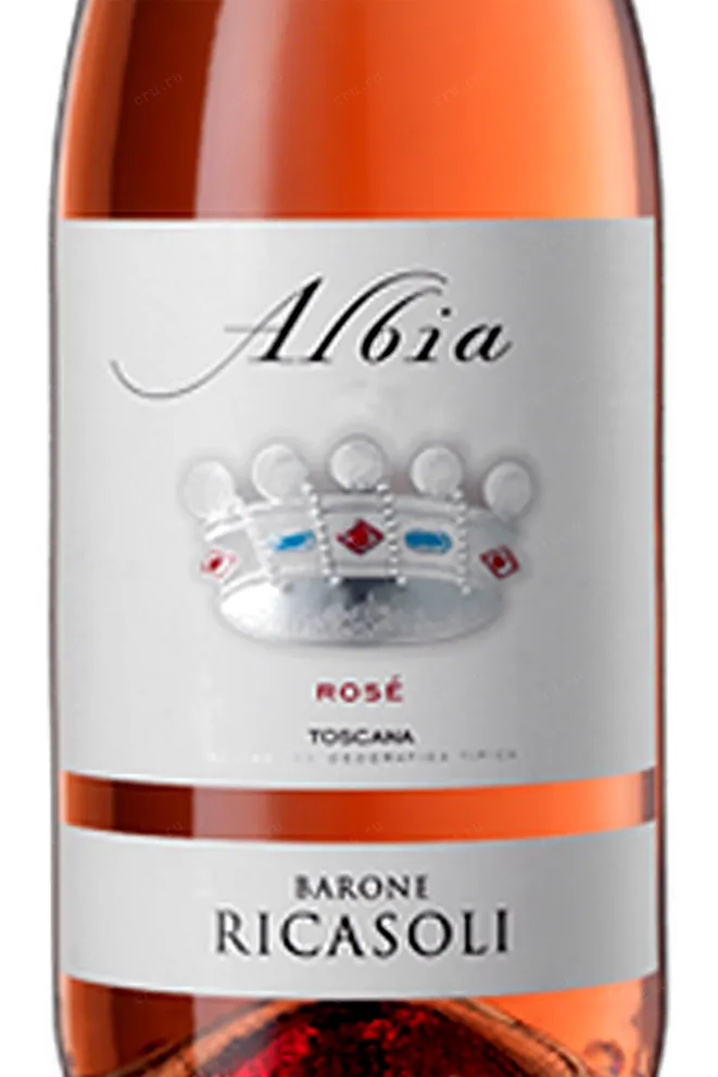 Этикетка Barone Ricasoli Albia Rose 2015 0.75 л