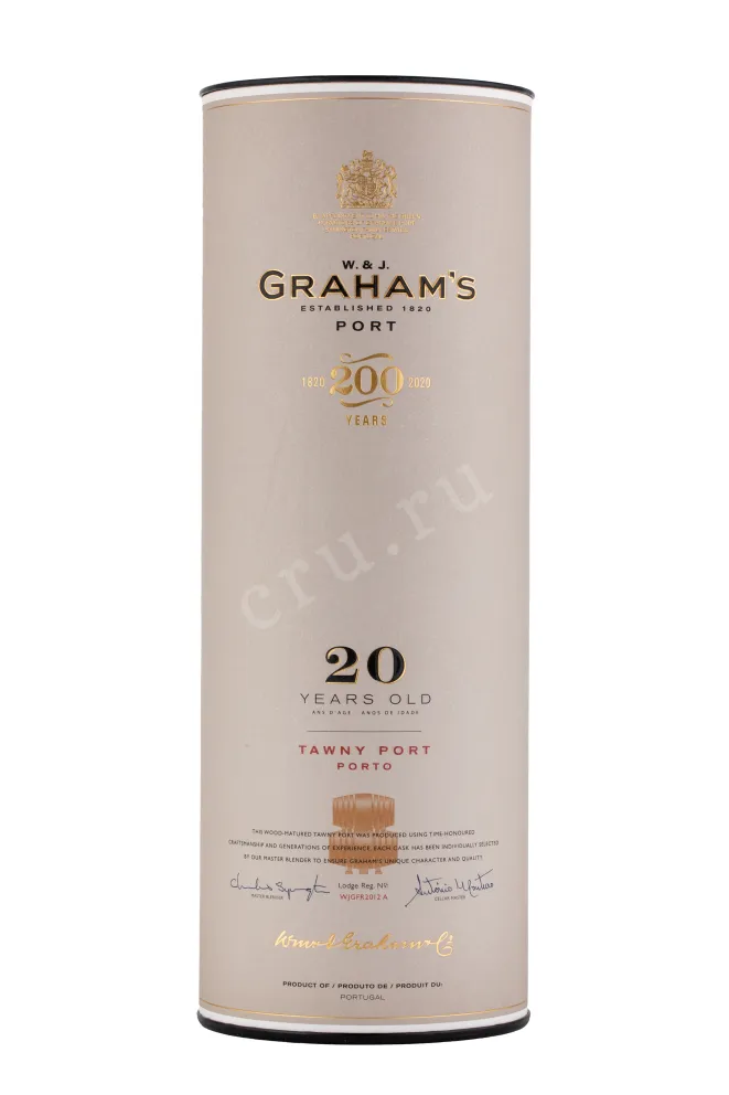 Подарочная коробка портвейна Грэмс 20 лет Тони 0.75 л