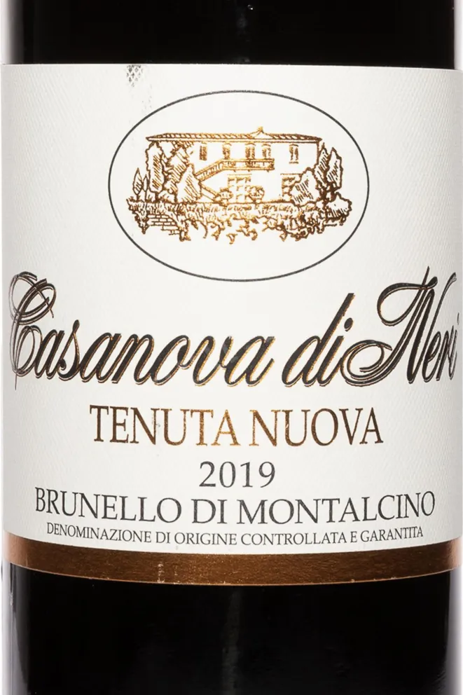 Этикетка Casanova di Neri Brunello di Montalcino Tenuta Nuova 2019 0.75 л