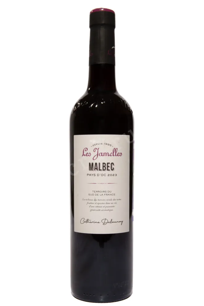 Вино Les Jamelles Malbec 2023 0.75 л