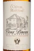 Этикетка Chateau de Montifaud White 10 years 2013 0.75 л