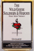 Этикетка The Wild Geese Irish Soldiers & Heroes Rare Irish gift box 0.7 л