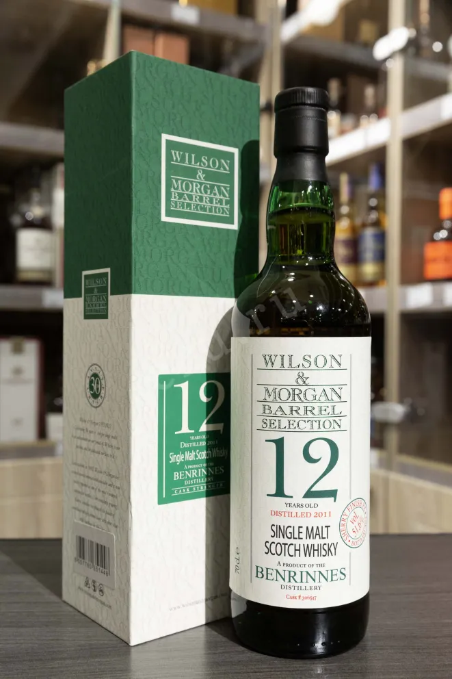 В магазине Крю Профи Wilson&Morgan Barrel Selection Benrinnes Sherry Finish 12 years in gift box 0.7 л