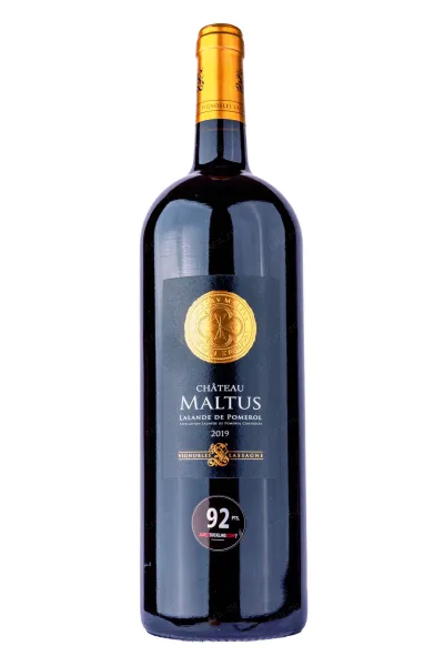 Вино Chateau Malthus Lalande-de-Pomerol 2019 1.5 л