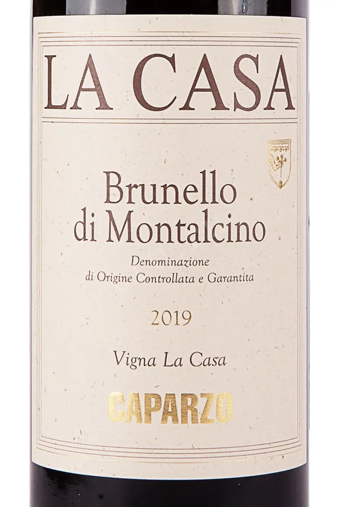 Этикетка Caparzo La Casa Brunello di Montalcino 2019 0.75 л