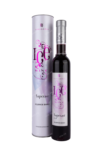 Вино Саперави Ледяное Вино Фанагория в тубе 0.375 л