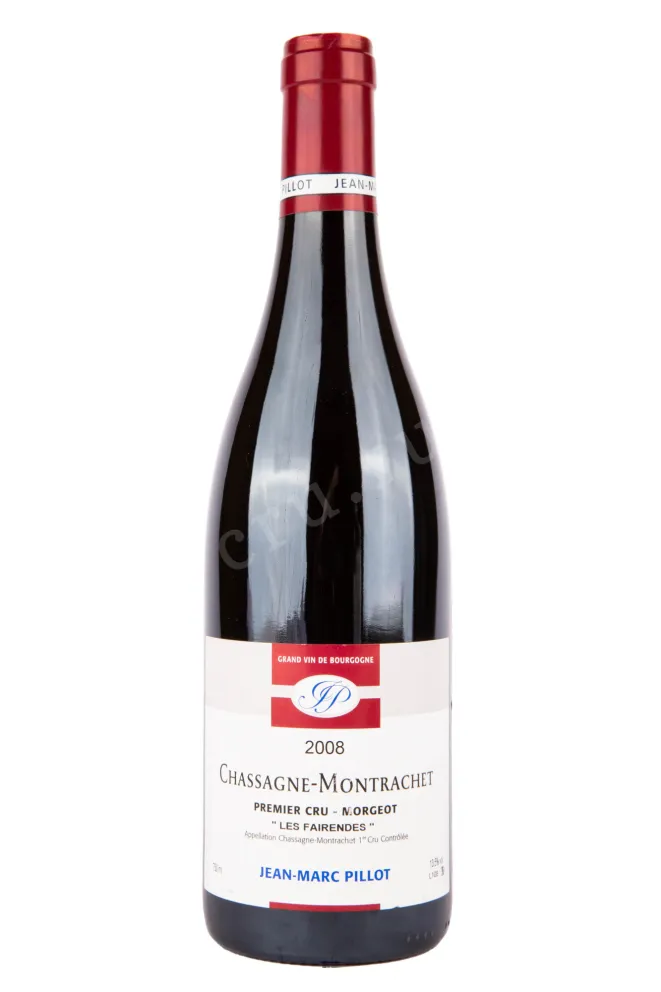 Вино Chassagne Montrachet Premier Cru Morgeot Jean Marc Pillot 2008 0.75 л