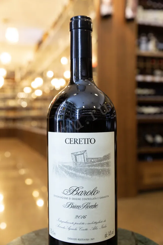 В магазине Крю Профи Ceretto Barolo Bricco Rocche in woodbox 2016 1.5 л
