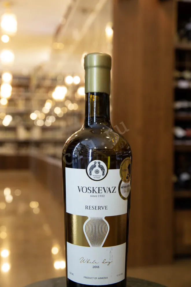 В магазине Крю Профи Voskevaz Reserve White Dry 2018 0.75 л